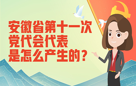 【MG動畫】安徽省第十一次黨代會代表是怎么產(chǎn)生的？