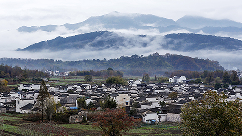 【“飛閱”中國(guó)】初冬新雨霽 山居白云繞